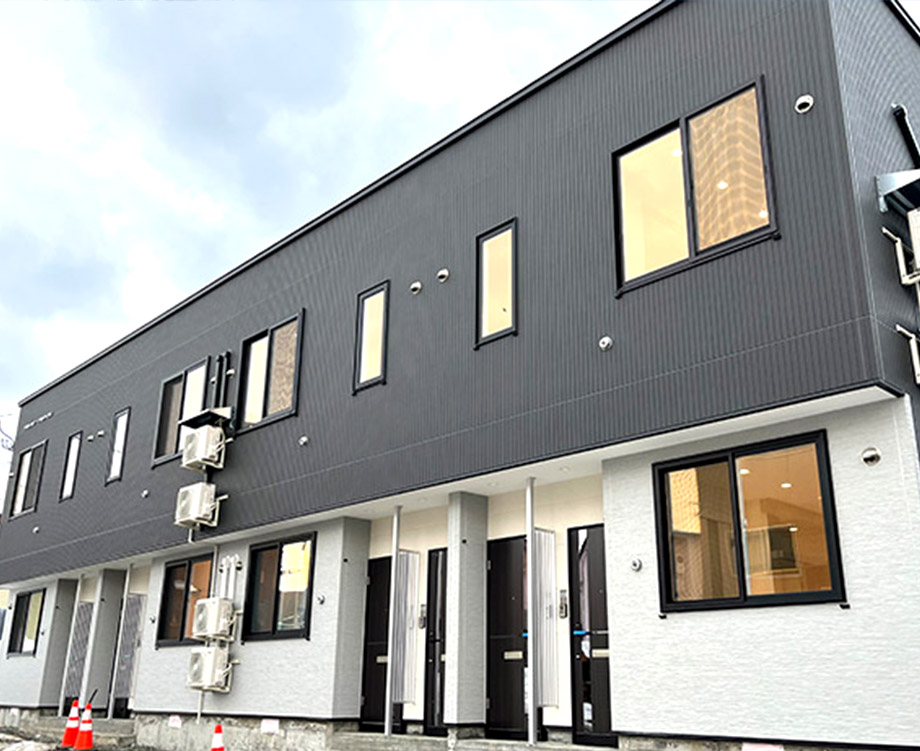 留萌市新築木造アパート