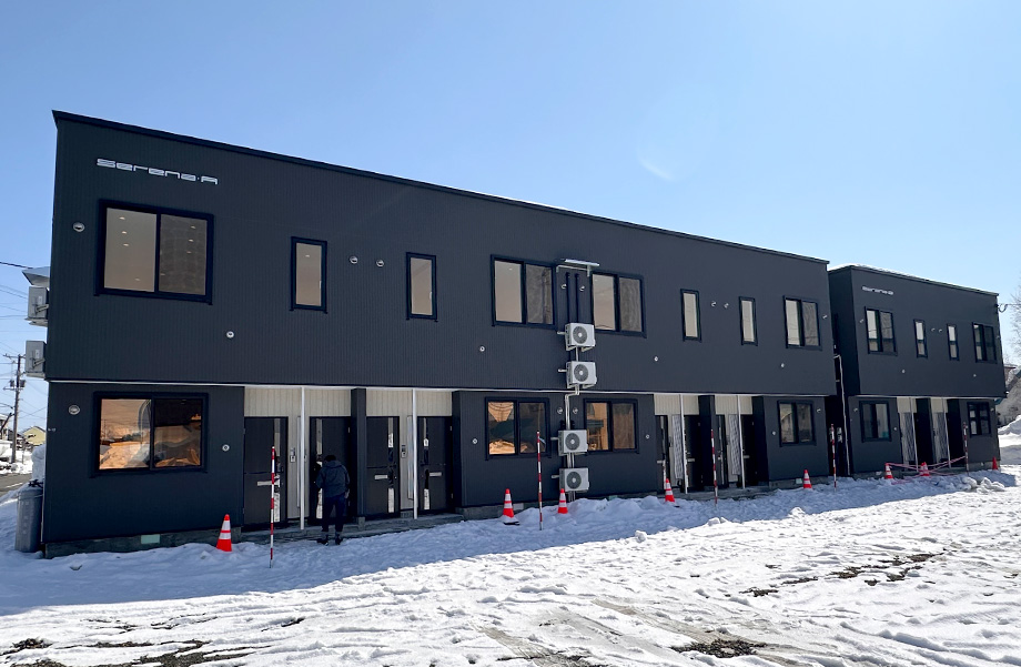 滝川市新築木造アパート