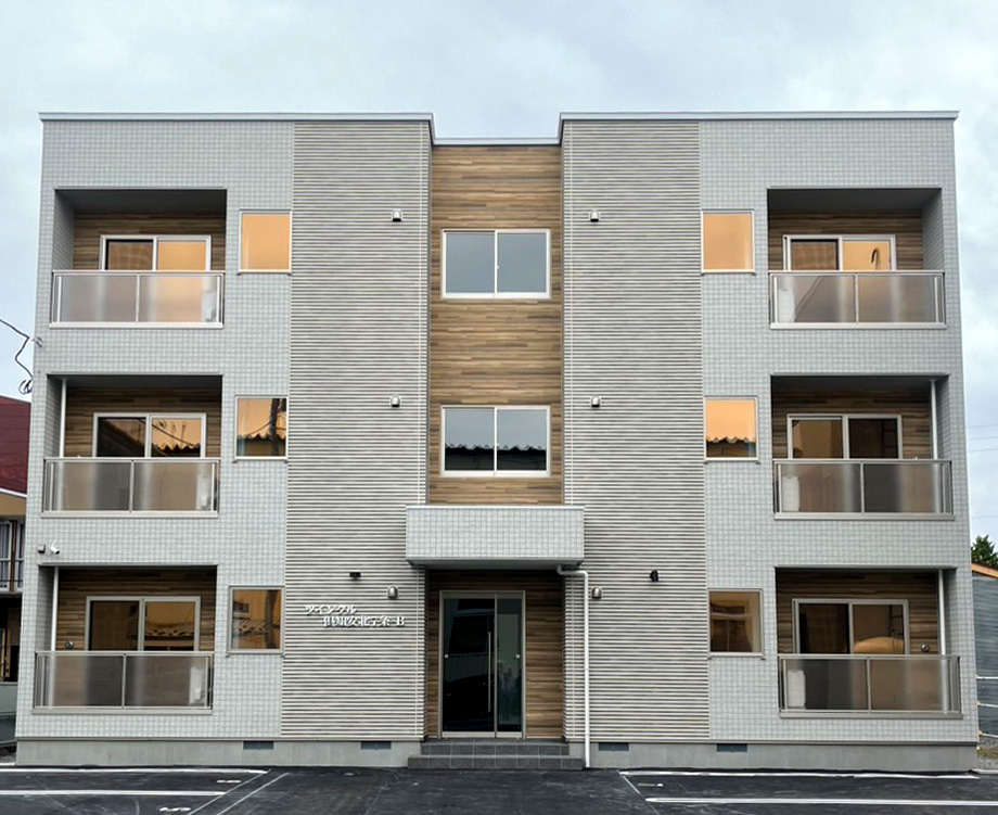 倶知安町新築木造アパート