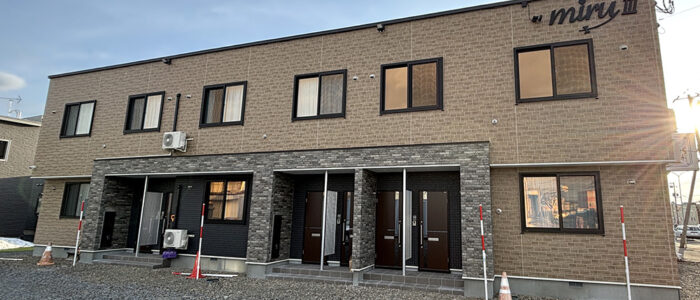 旭川市新築木造アパート