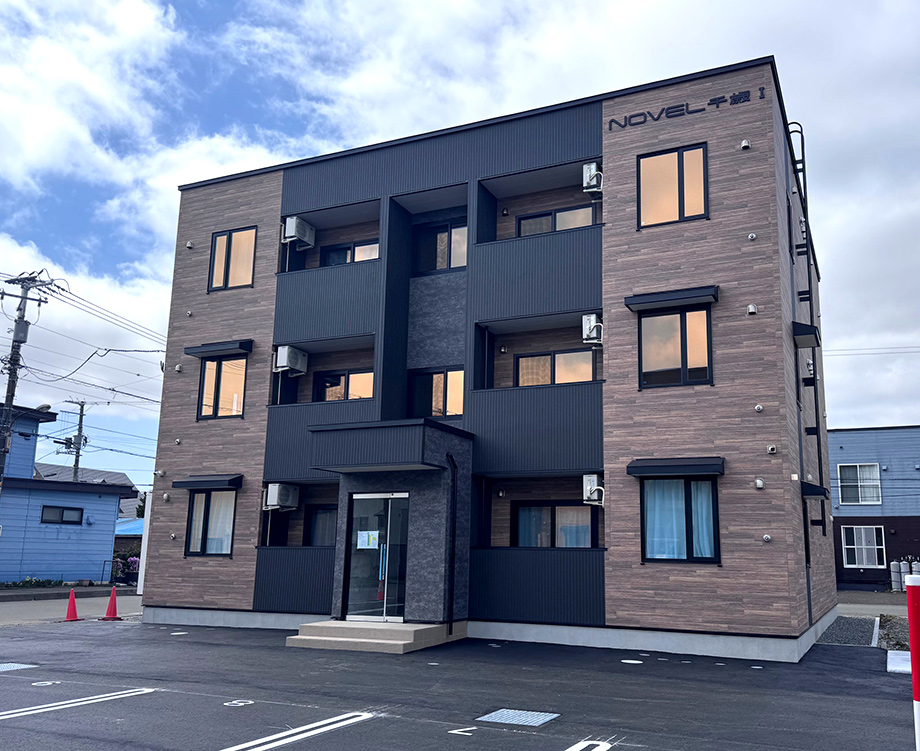 千歳市新築木造アパート