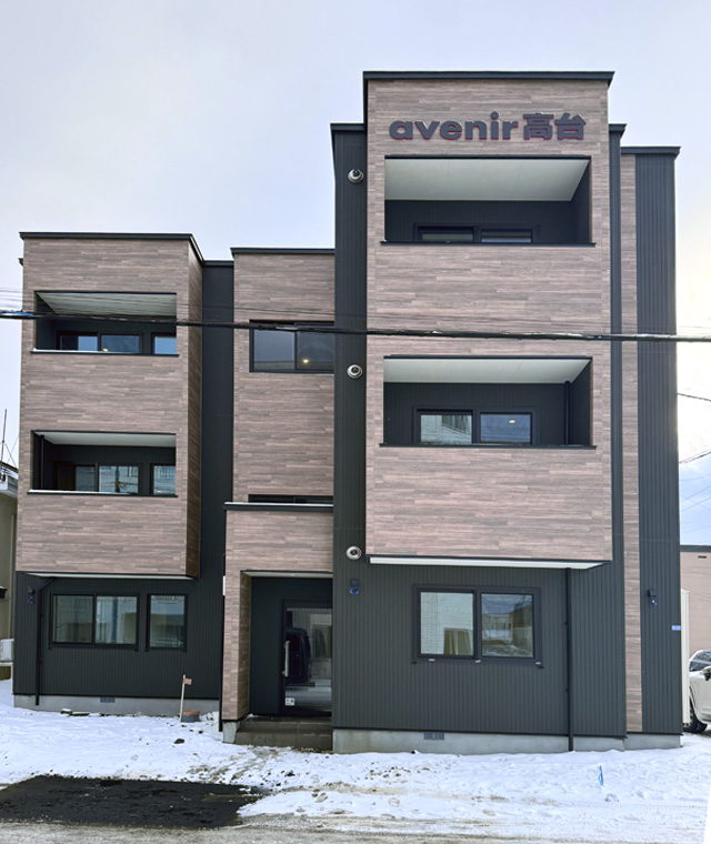 千歳市新築木造アパート