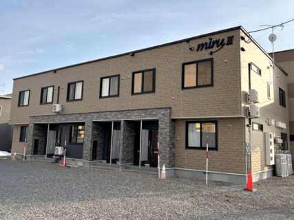 【施工事例】旭川市新築木造アパート